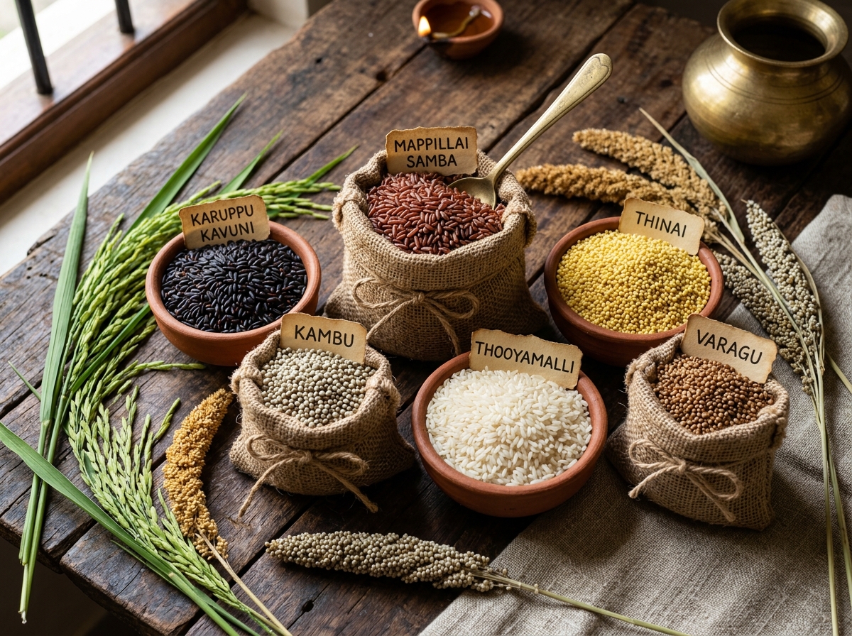 IEN Millet Rice Mill Theni - Native Millets and Heritage Rice Varieties